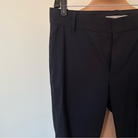 Vince Black High Rise Stretch Wool Tapered Ankle Pant Trousers VR56021280 EUC 8 - Picture 8 of 12